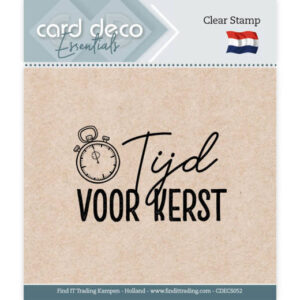 Clear Stamps - Card Deco Essentials - Tijd voor Kerst - CDECS052