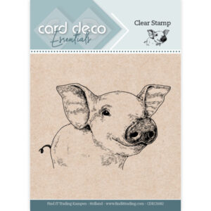 Clear Stamps - Card Deco Essentials - Pig - CDECS082