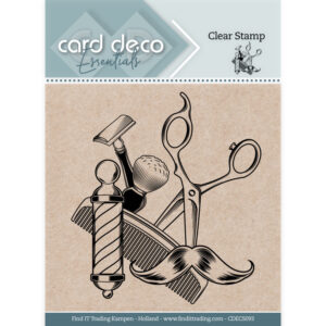 Clear Stamps - Card Deco Essentials - Barber - CDECS093