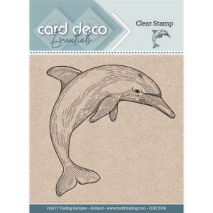 Clear Stamps - Card Deco Essentials - Dolphin - CDECS106