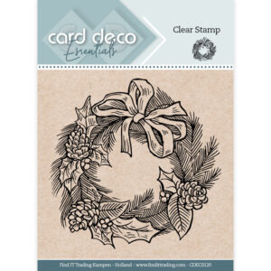 Clear Stamps - Card Deco Essentials - Christmas Wreath - CDECS120