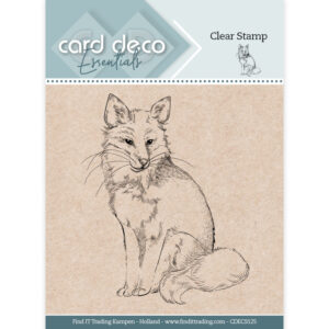 Clear Stamps - Card Deco Essentials - Fox - CDECS125