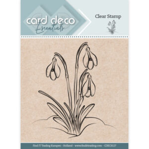 Clear Stamps - Card Deco Essentials - Snowdrop - CDECS127