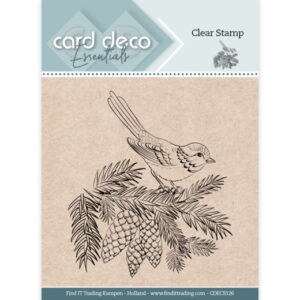 Clear Stamps - Card Deco Essentials - Winter Bird - CDECS126