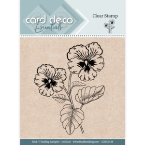 Clear Stamps - Card Deco Essentials - Pansy - CDECS128