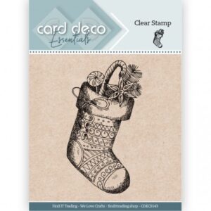 Clear Stamps - Card Deco Essentials - Stocking - CDECS143