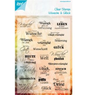 Clear Stamps - Joy! Crafts - Wunchen & Gluck - 6410/0359