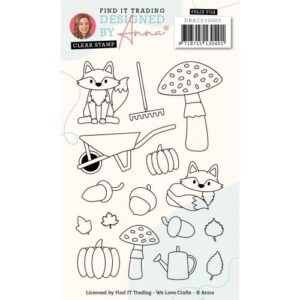 Clear Stamps - Designed by Anna - Mix & Match Stamps: Felix Fox - DBACS10005