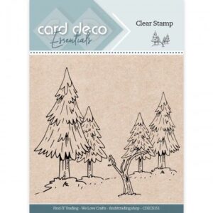 Clear Stamps - Card Deco Essentials - Winter Forest - CDECS151