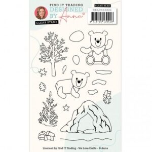 Clear Stamps - Designed by Anna - Mix & Match Stamps: Blake Bear - DBACS10006