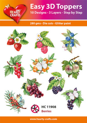 Easy 3D Toppers - Berries - HC11908