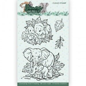 Clear Stamps - Yvonne Creations - Young And Wild: Elephant - YCCS10078