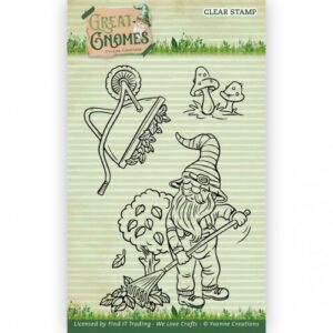 Clear Stamps - Yvonne Creations - Great Gnomes: Gardening Gnome - YCCS10082