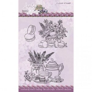 Clear Stamps - Berrie's Beauties - Lovely Lilacs: Macarons - BBCS10010