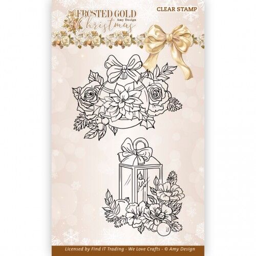 Clear Stamps - Amy Design - Frosted Gold Christmas: Christmas Bauble - ADCS10084