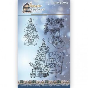 Clear Stamps - Berrie's Beauties - Falling For Christmas: Chair - BBCS10016