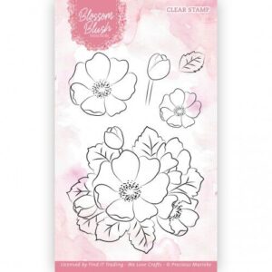 Clear Stamps - Precious Marieke - Blossum Blush: Anemone - PMCS10056