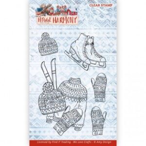 Clear Stamps - Amy Design - Hygge Harmony: Winter Sports - ADCS10089