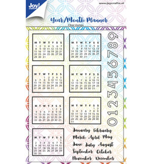Clear Stamps - Joy! Crafts - Year/Month Planner - 6410/0495