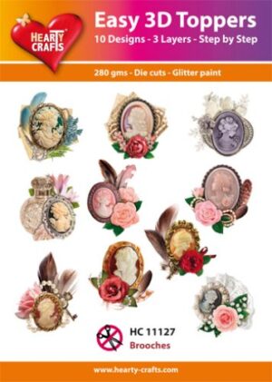 Easy 3D Toppers - Brooches - HC11127
