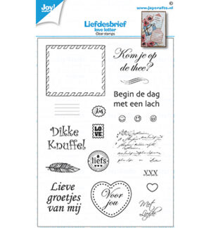 Clear Stamps - Joy! Crafts - Liefdesbrief - 6410/0538
