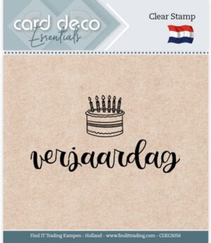 Clear Stamps - Card Deco Essentials - Verjaardag - CDECS056