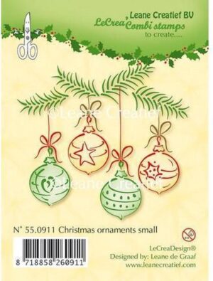 Clear Stamps - Leane Creatief - Christmas ornaments small - 55.0911