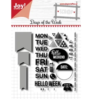 Clear Stamps - Joy! Crafts - Days of the Week - 6004/0036