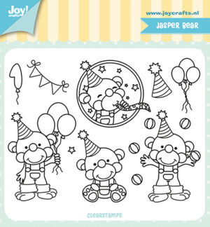 Clear Stamps - Joy! Crafts - Jasper bear - 6410/0516
