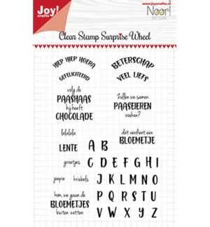 Clear Stamps - Joy! Crafts - Surprise Wheel - 6410/0531