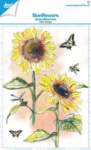 Clear Stamps - Joy! Crafts - Sunflowers - 6410/0548