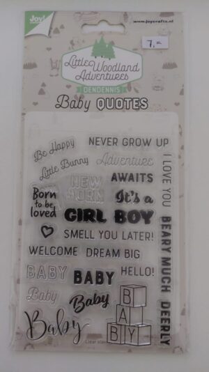 Clear Stamps - Joy! Crafts - Little Woodland Adventures - 6410/0515