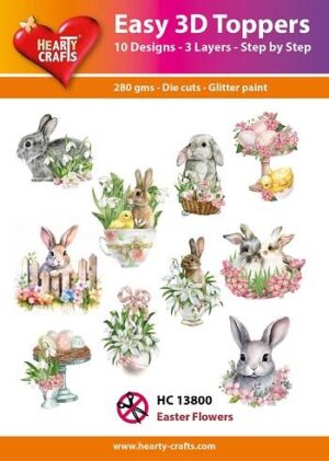 Easy 3D Toppers - Easter Flowers - HC13800