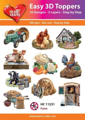 Easy 3D Toppers - Farm - HC11231