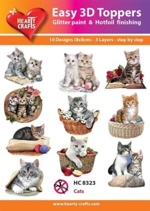 Easy 3D Toppers - Cats - HC8323