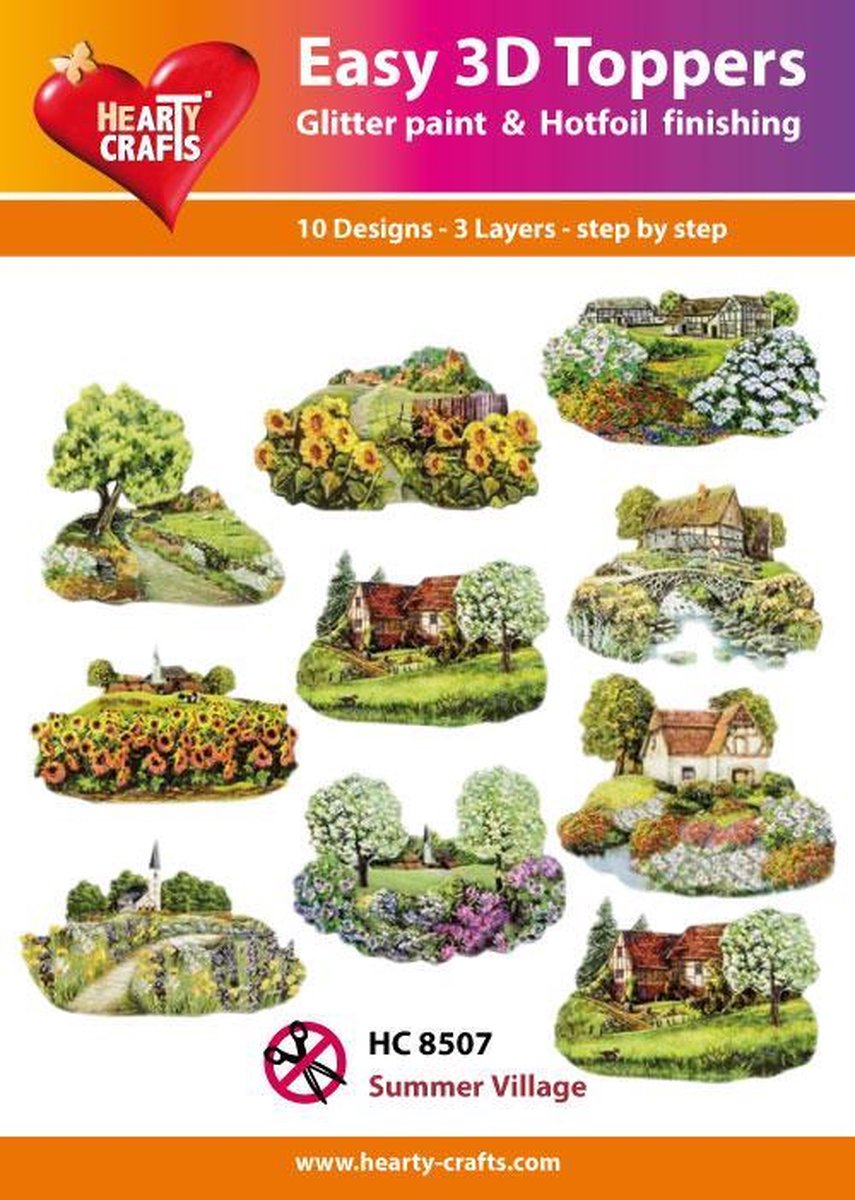 Easy 3D Toppers - Summer Village - HC8507