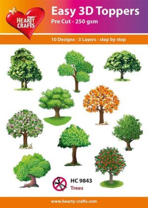Easy 3D Toppers - Trees - HC9843