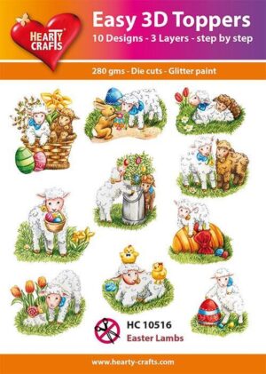 Easy 3D Toppers - Easter Lambs - HC10516