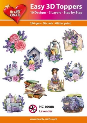 Easy 3D Toppers - Lavender - HC10988