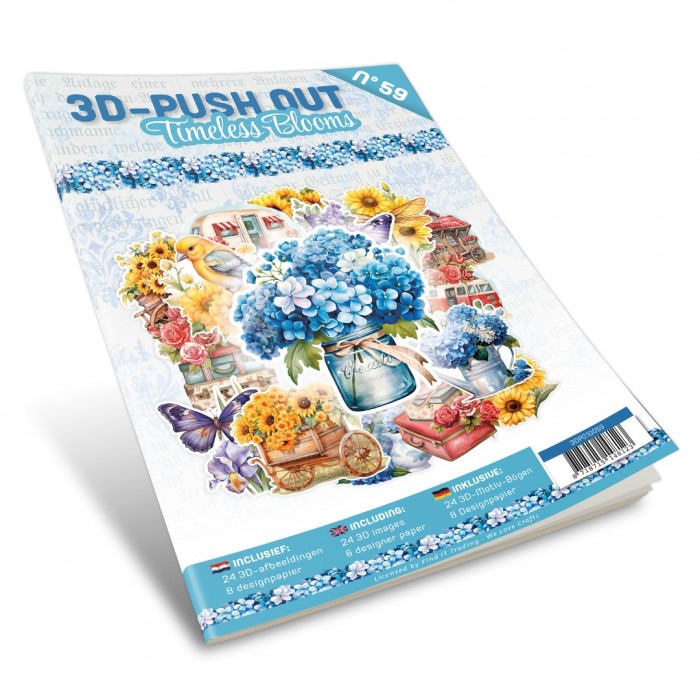 3D Push-Out Book 59 Timeless blooms - Afbeelding 3