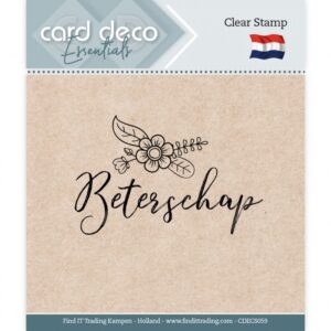 Clear Stamps - Card Deco Essentials - Beterschap - CDECS059