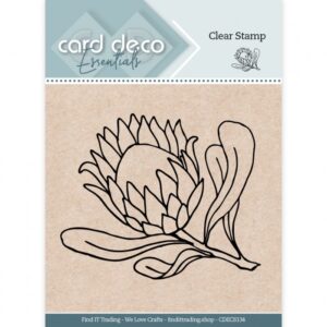 Clear Stamps - Card Deco Essentials - Protea - CDECS134