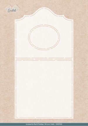 Card Deco Essentials Stencil - Lovely Lilacs Square (26,3 x 14 cm) - CDEST025