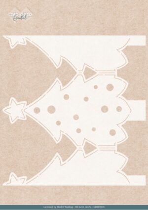 Card Deco Essentials Stencil - Gnome for Christmas Tree (21 x 22 cm) - CDEST035