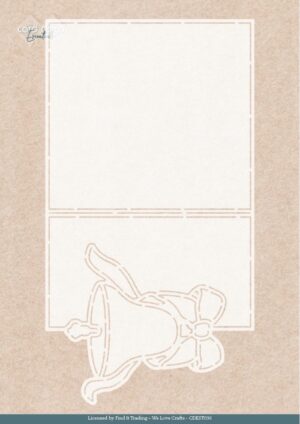 Card Deco Essentials Stencil - Christmas Bell (21 x 29,7 cm) - CDEST036