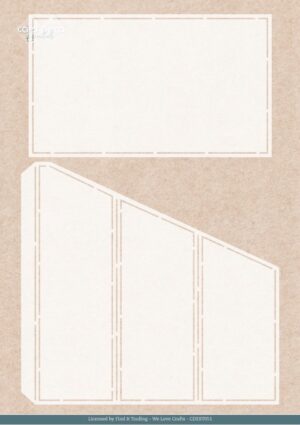 Card Deco Essentials Stencil - Hygge Harmony Tryptich (18 x 16 cm - 10 x 17 cm) - CDEST051