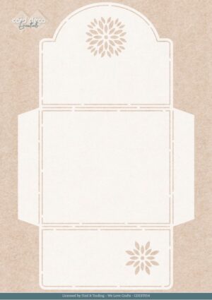 Card Deco Essentials Stencil - Blossom Envelope (18 x 29 cm) - CDEST054