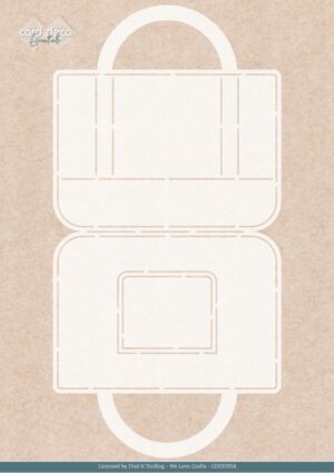 Card Deco Essentials Stencil - Tulip Handbag (14,8 x 29,4 cm) - CDEST058