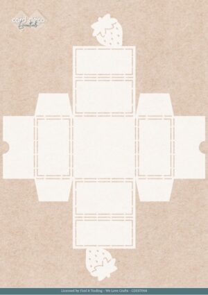 Card Deco Essentials Stencil - Sweet Box (21 x 27,7 cm) - CDEST068