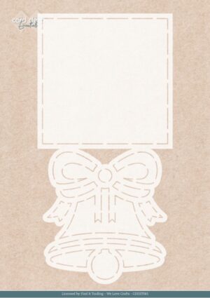 Card Deco Essentials Stencil - Timeless Bell Card (13,5 x 27 cm) - CDEST081